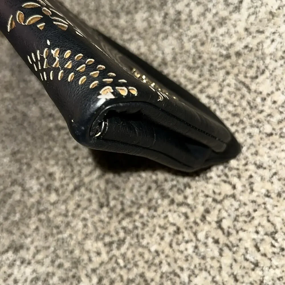 MMS Black And Gold Clutch